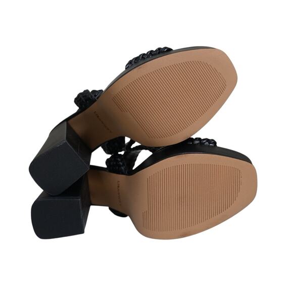 Lisa Vicky Womens 8.5 Jewel Platform Heel in Black NEW - Picture 10 of 11